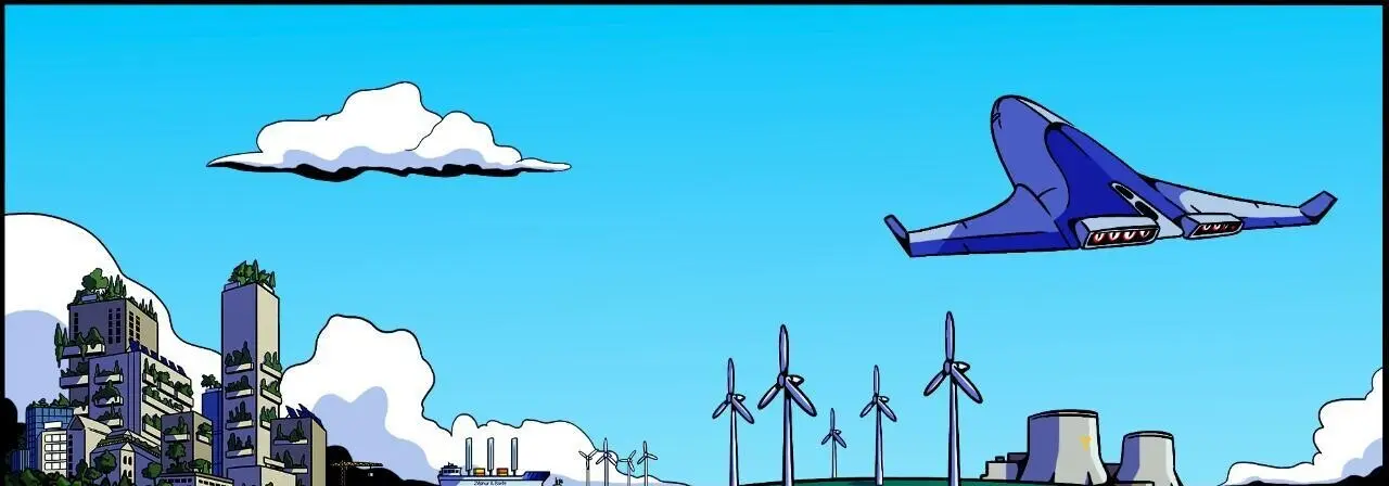 Dessin d'un avion